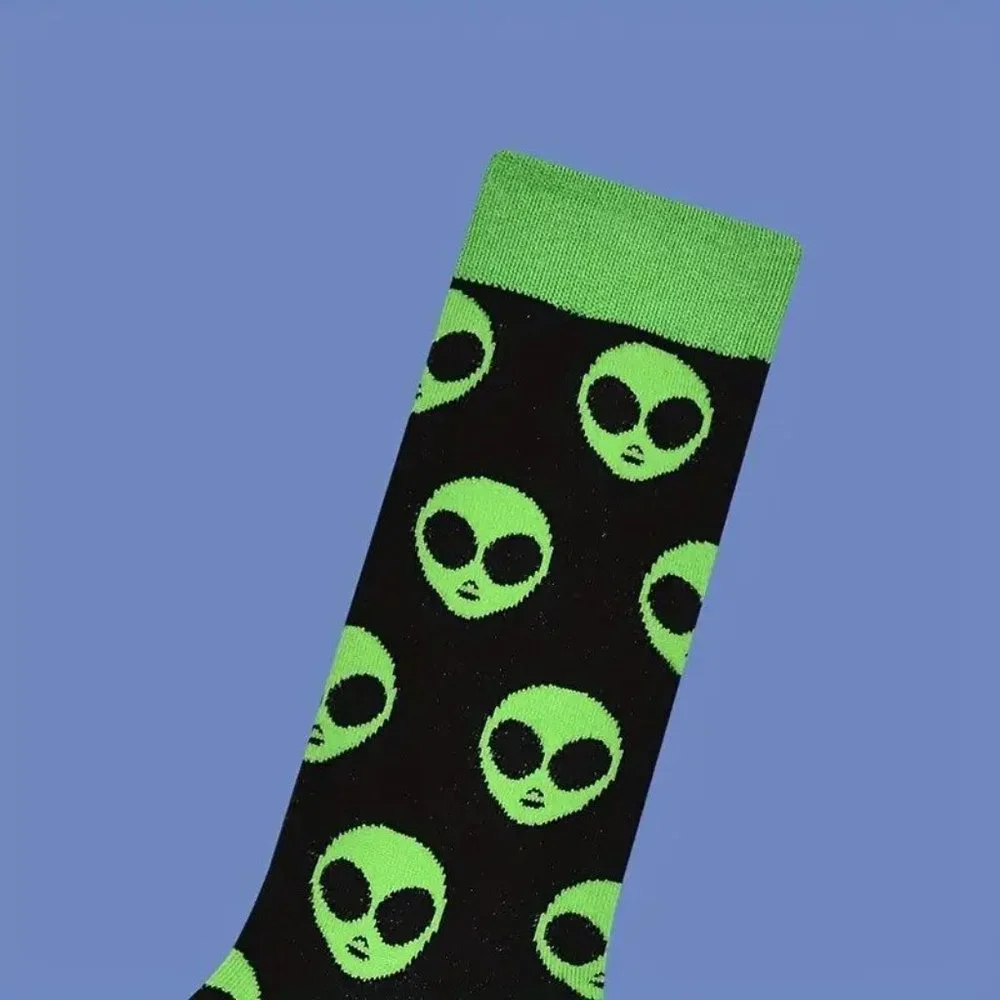Alien Socks Crew Length Unisex Sci-fi